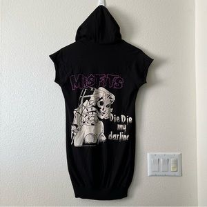 Vintage Y2K Hot Topic - Official Misfits Die Die My Darling Tunic Top! Rare! 🎶